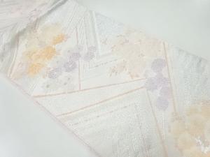 アンティーク 牡丹模様織出し袋帯(材料)